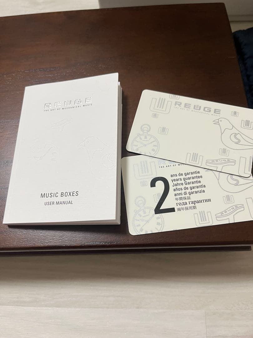 リュージュ REUGE 72弁オルゴール　カノン　リーフ型象篏細工