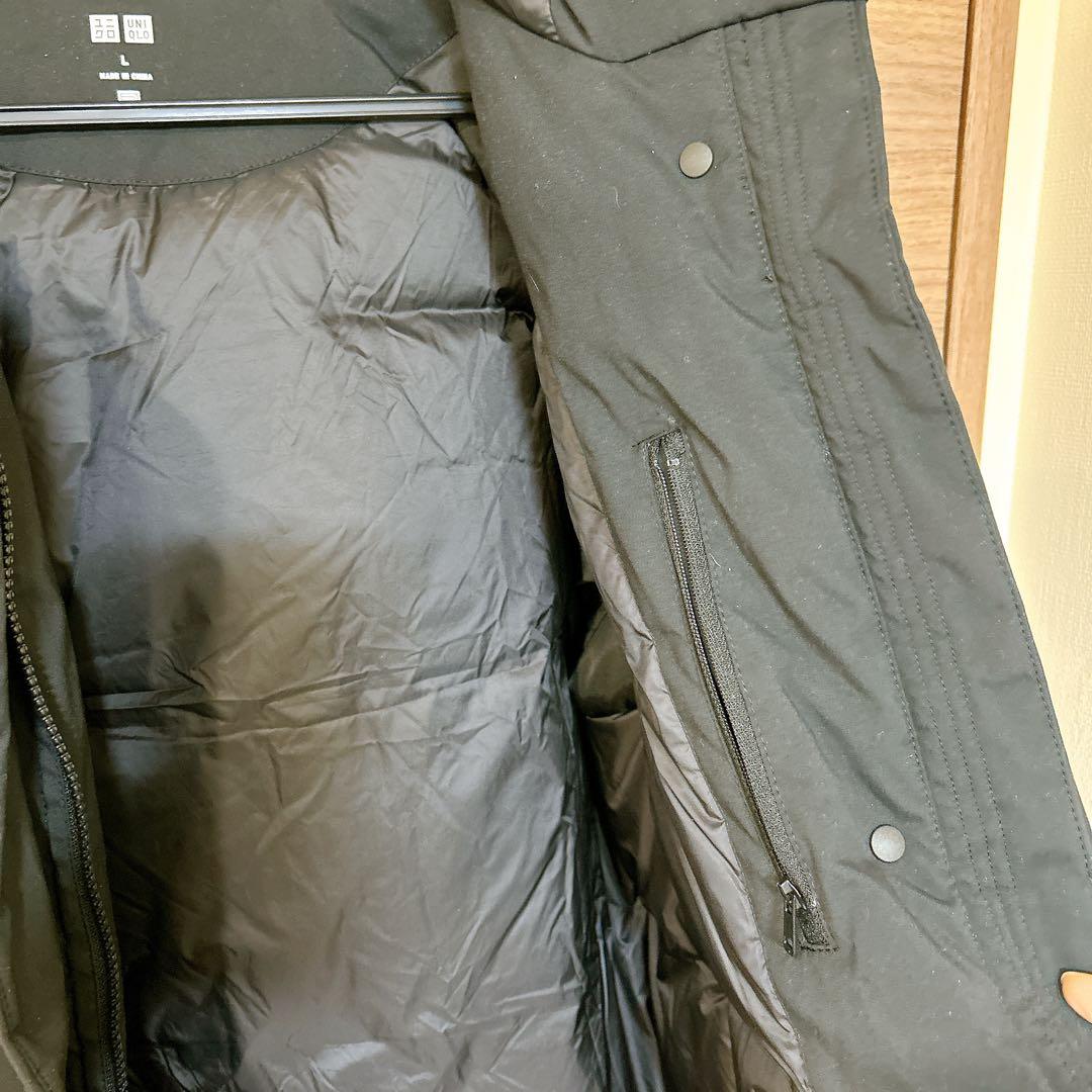 UNIQLO ウルトラウォームハイブリッドダウンロングコート　L 美品