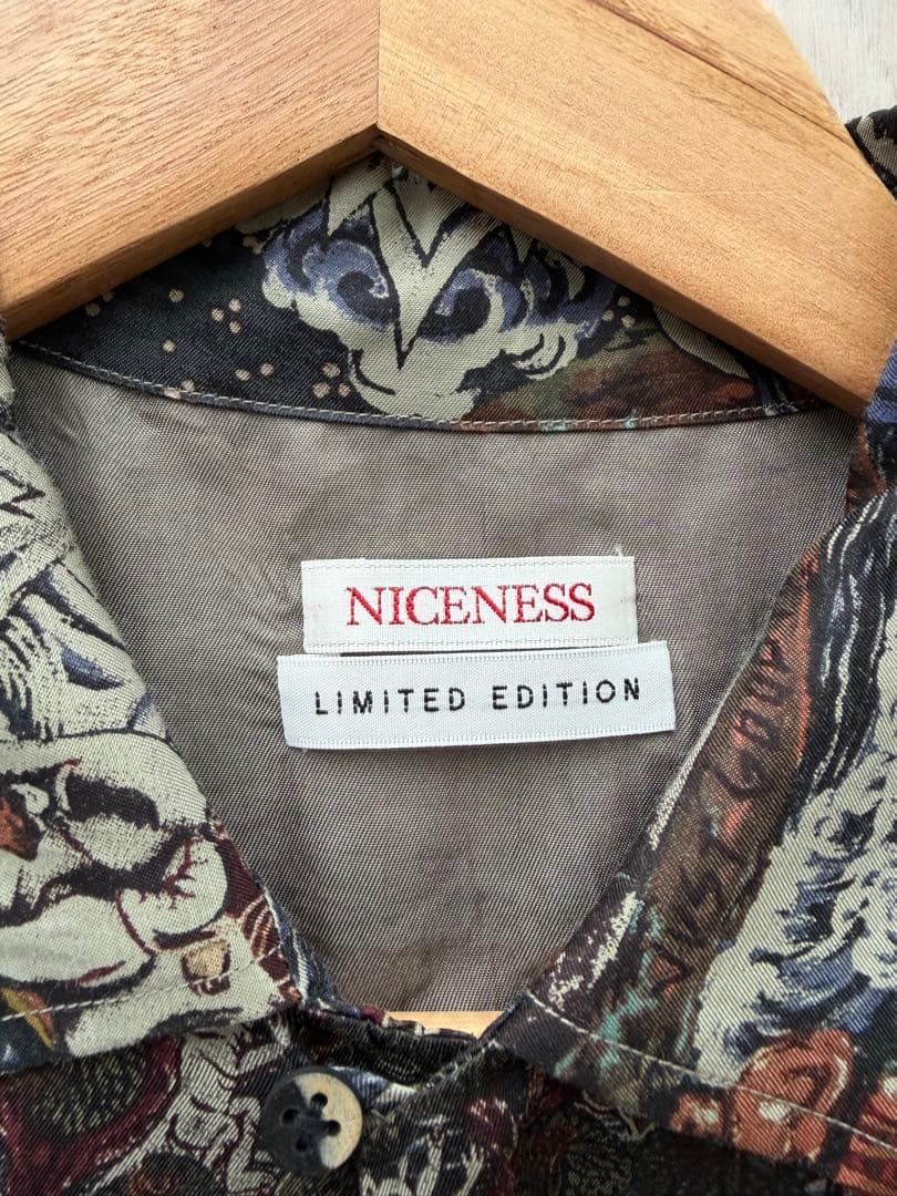 NICENESS KRIST / ブティハワイアンプリントシャツL/S