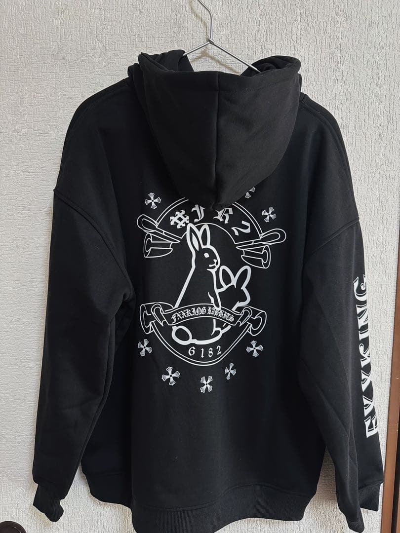 美品　FR2 ブラックパーカー ウサギデザイン