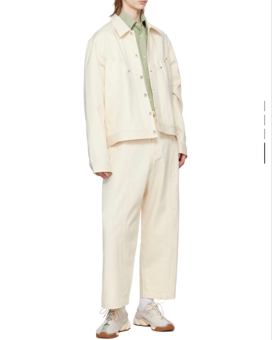 パンツ sage nation White denim