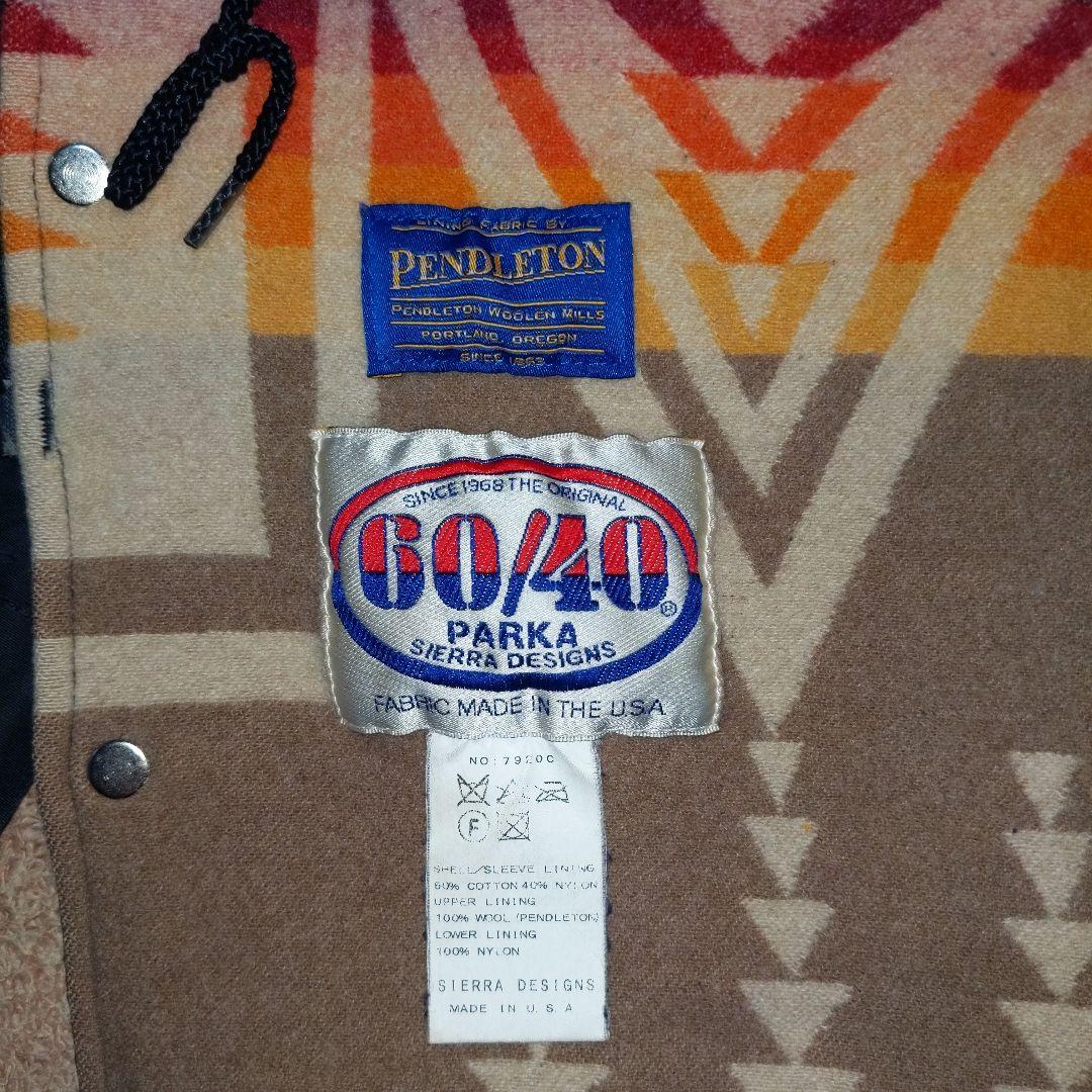 ア*ュ様 シエラデザイン×ペンドルトン　60/40パーカー MADE IN U.