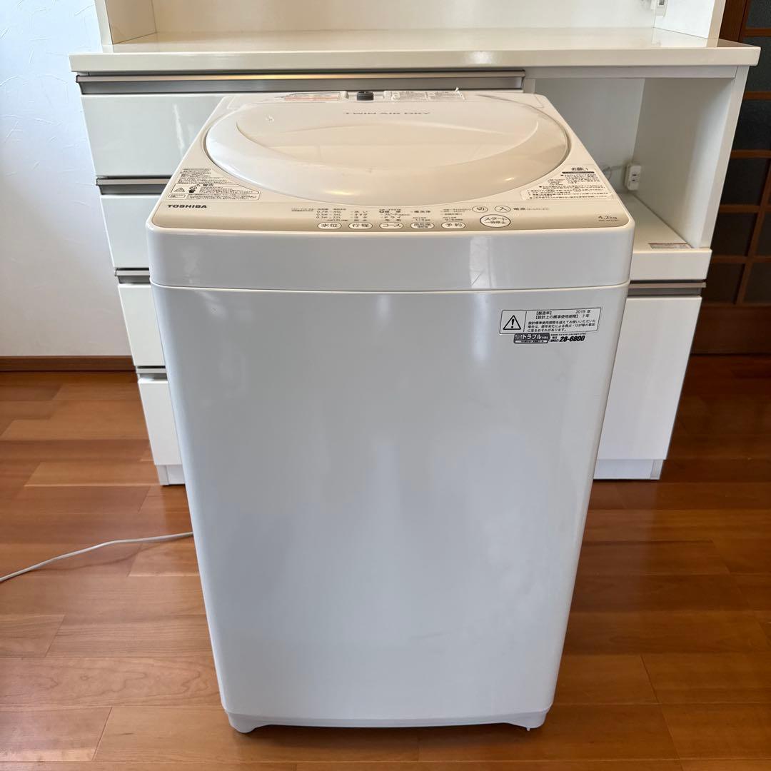 東芝 4.2kg 洗濯機 AW-4S2 2015年製