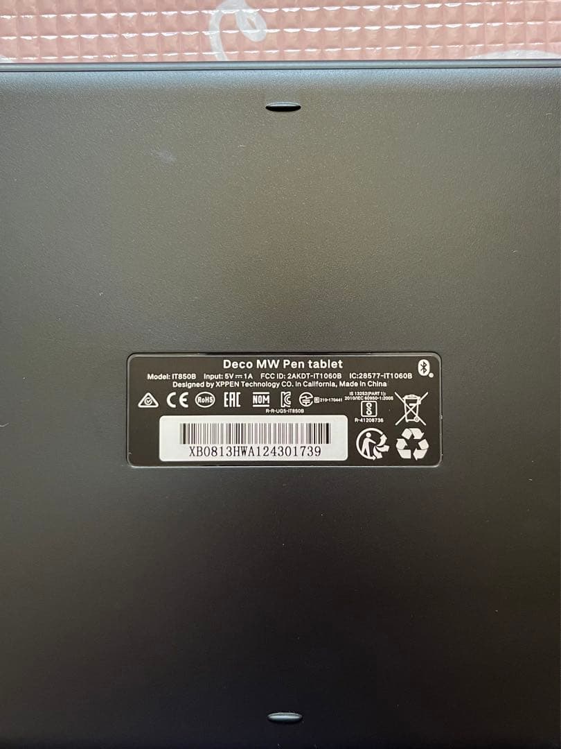 【新品同様】値下げ！XPPenDecoMWペンタブBluetoothスマホ対応