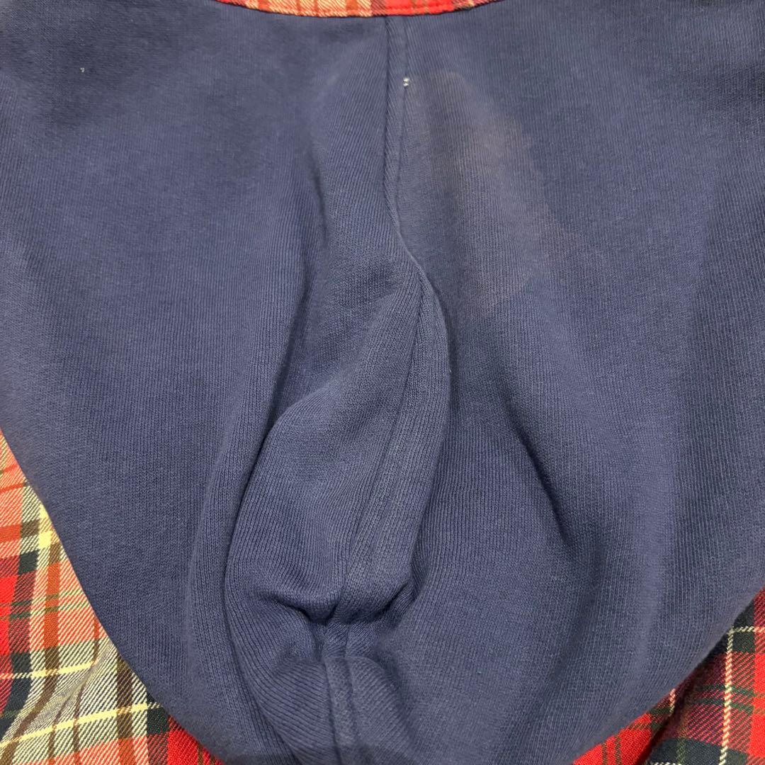 ポロラルフローレン　フード付きネルシャツ　チェック 90s