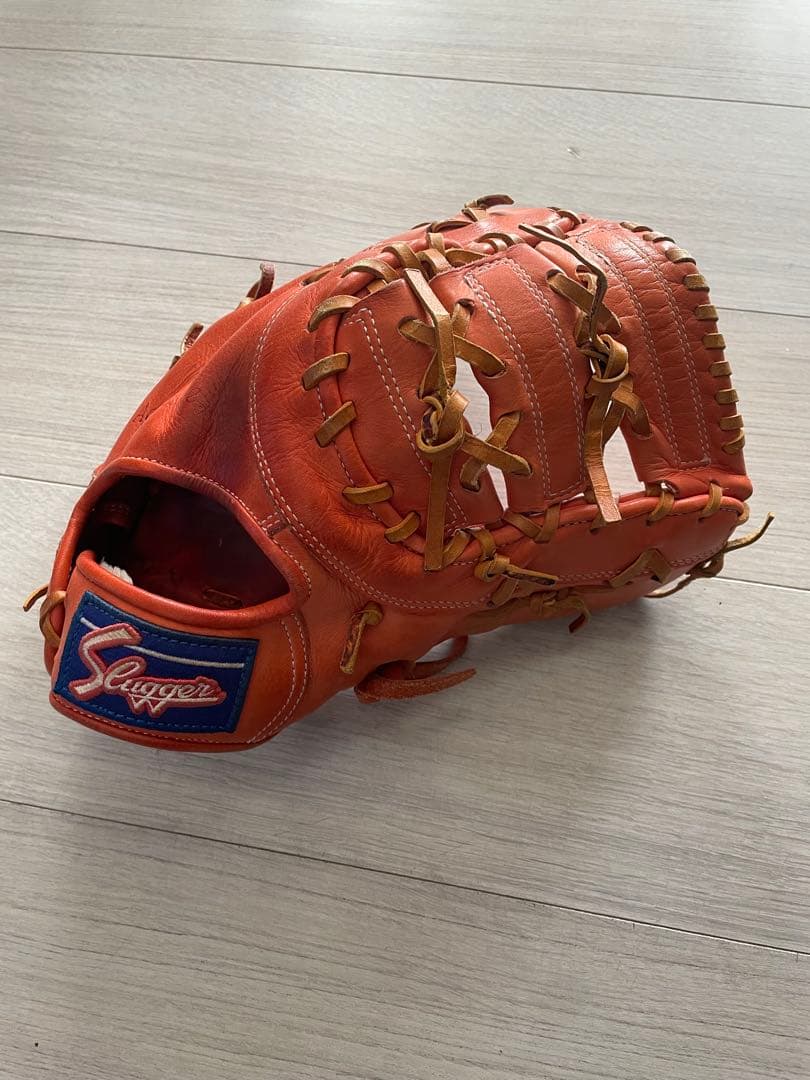 久保田スラッガー　ファーストミット　軟式用　オレンジ