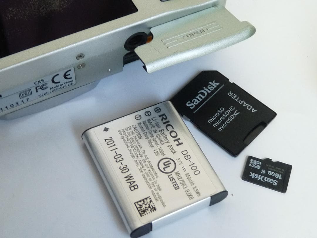 RICOH CX5 コンパクトデジカメ すぐに使えるセット