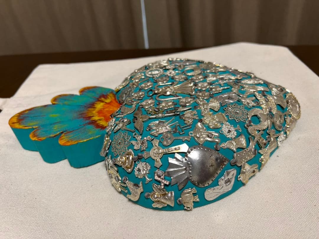 メキシコ　Mexico ミラグロ　壁掛けインテリア　ハートモチーフ