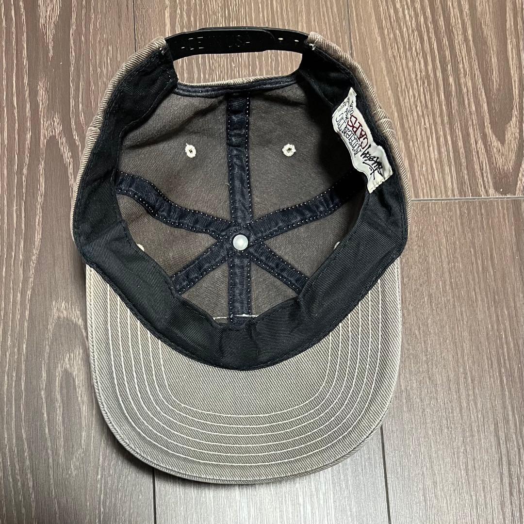 old stussy キャップ ロゴ 白タグ 90s USA製 フェード