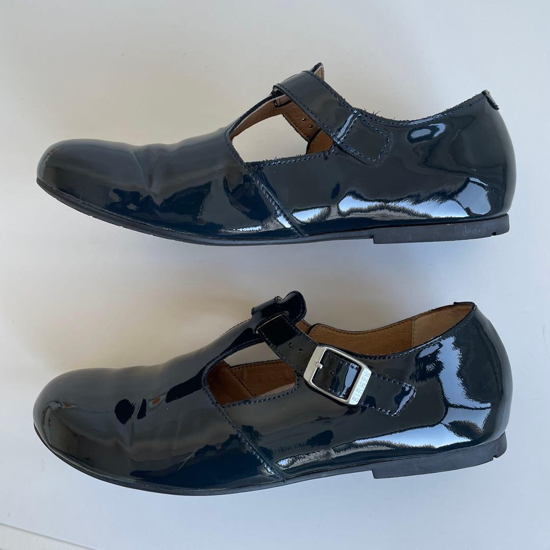 ビルケンシュトックBIRKENSTOCK TICKEL ネイビーTストラップ38