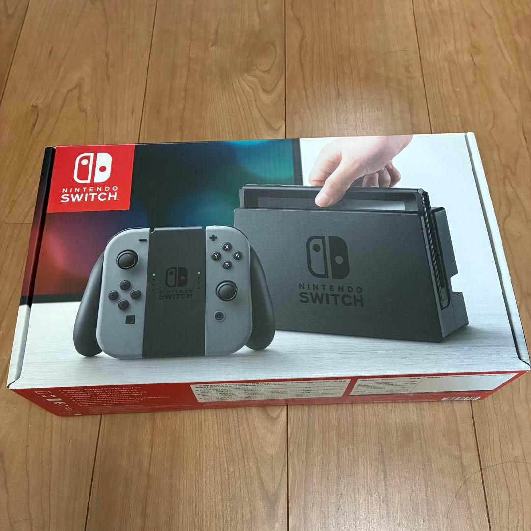 箱あり 初期化済み Nintendo Switch HAC-001 本体 グレー