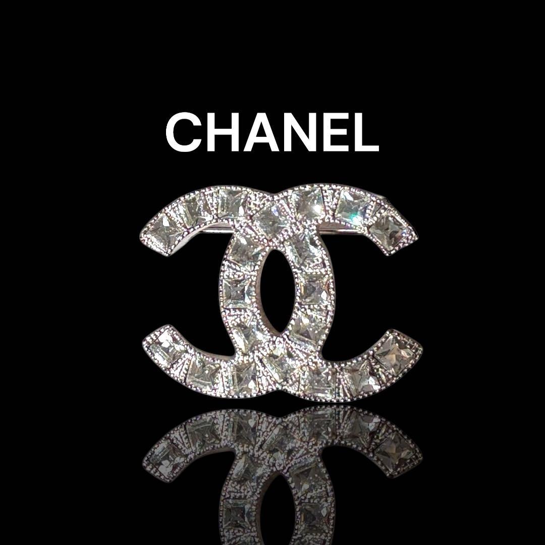 美品✨CHANEL CC Logo Brooch / シャネル ブローチ
