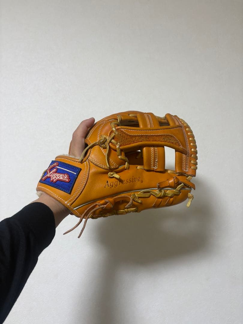 スラッガー Aggressive 軟式グローブ オレンジ