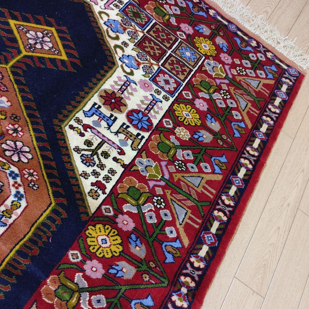 ペルシャ絨毯 新品 158x116 手織り クルド・ グーチャン産 persia