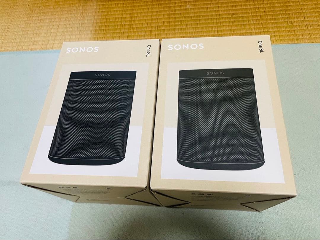 【新品未開封】Sonos One SL　ブラック 2個セット