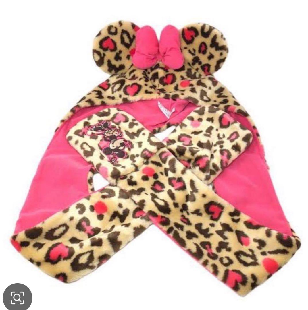 ディズニー ヒョウ柄マフラー