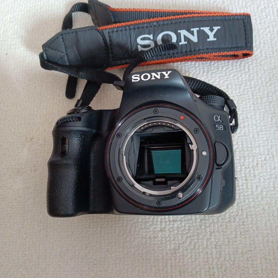 SONY α58 デジタル一眼レフカメラ 本体とレンズ2本付き　特価