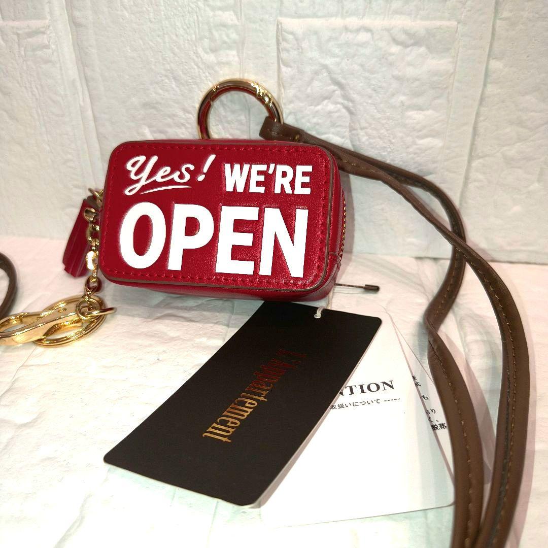 新品 グッドグリーフ OPEN / CLOSED ミニ ポーチ ケース チャーム