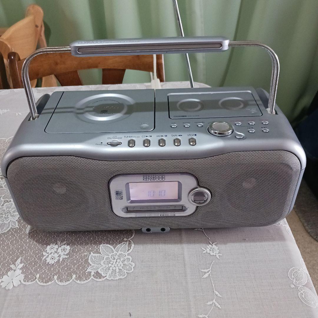 KENWOOD CD.MD.カセットデッキ　稼働品