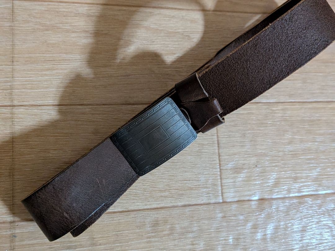 ダークブラウン ベルト サイズ36　中古美品