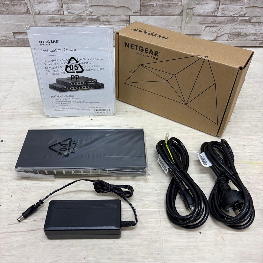 新品 NETGEAR GS310TP-100AJS 8ポートアンマネージスイッチ