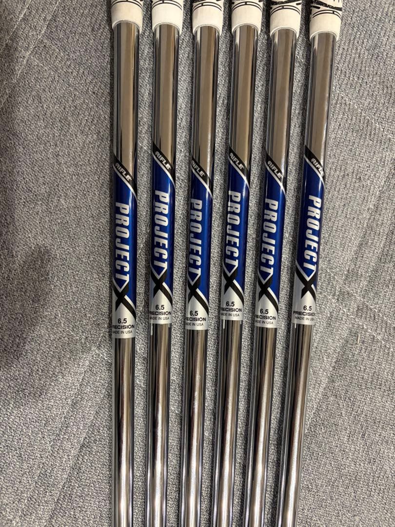 PROJECT X 6.5シャフト 6本セット 5〜P
