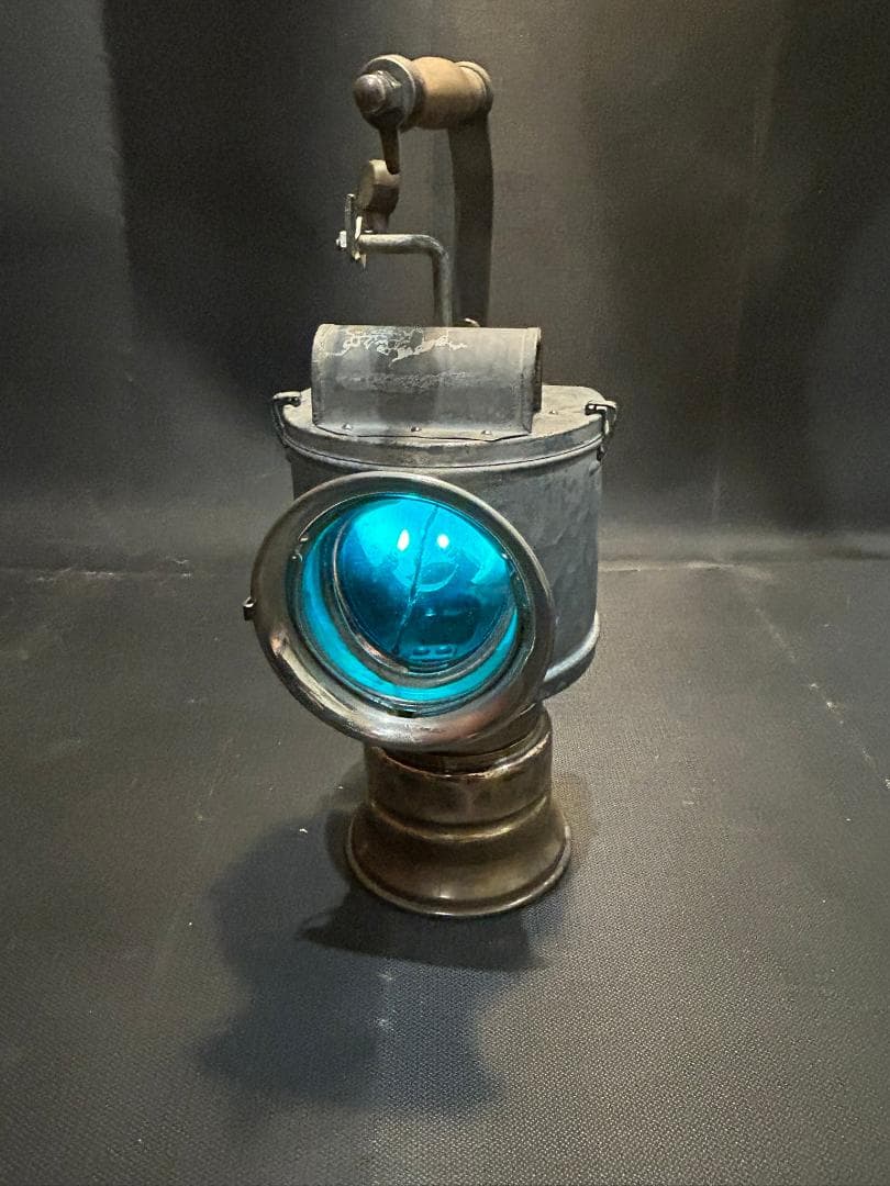 カーバイトランプ実機 磯村産業 みつびし信号燈