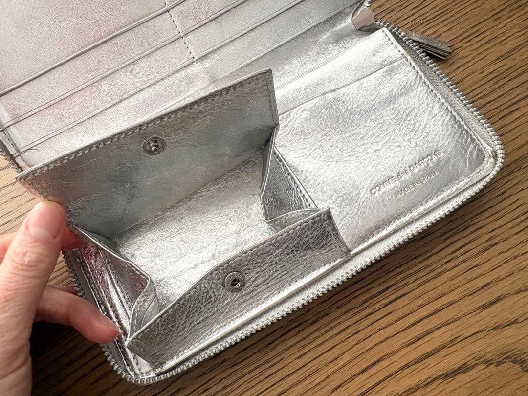 kikiさん専用　COMME des GARÇONS シルバー長財布