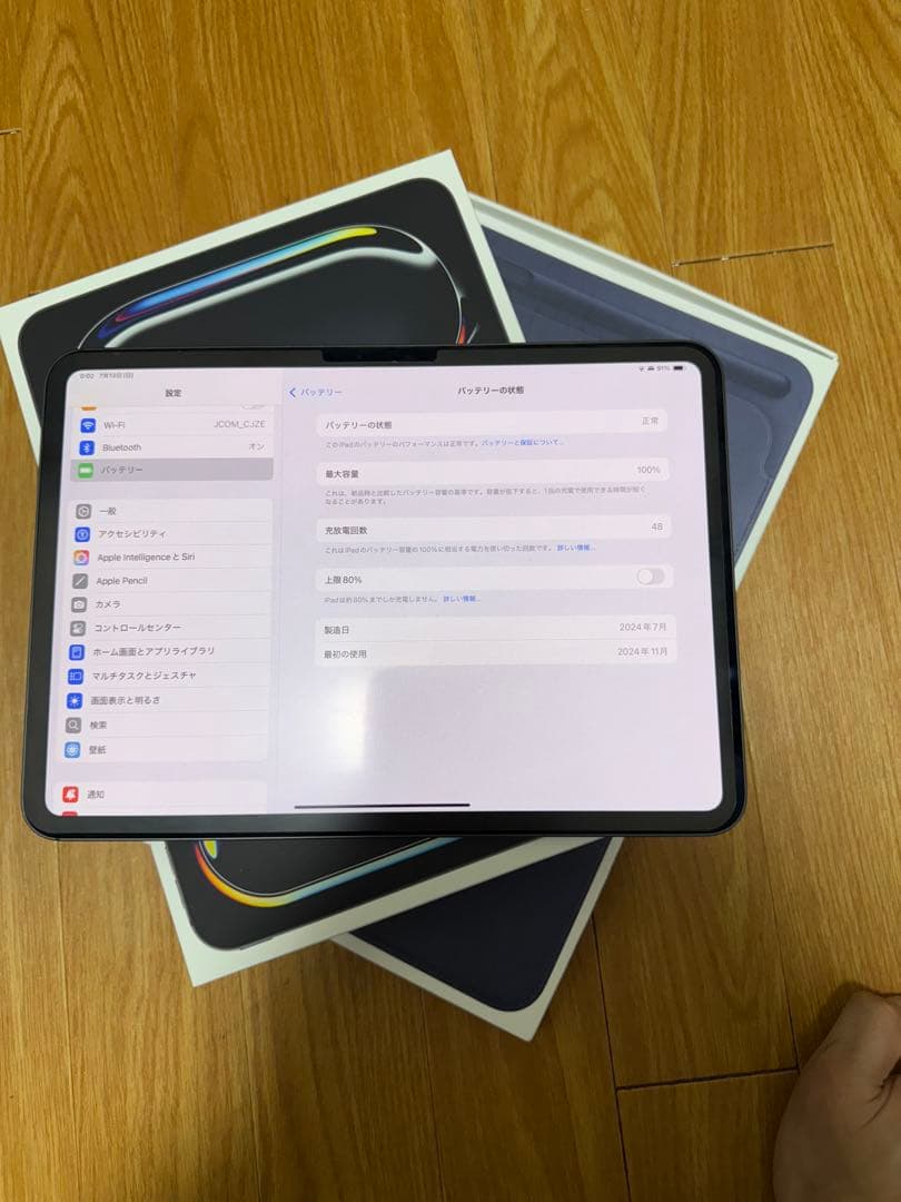 美品　iPad Pro M4 256GB 11インチ　Apple care加入