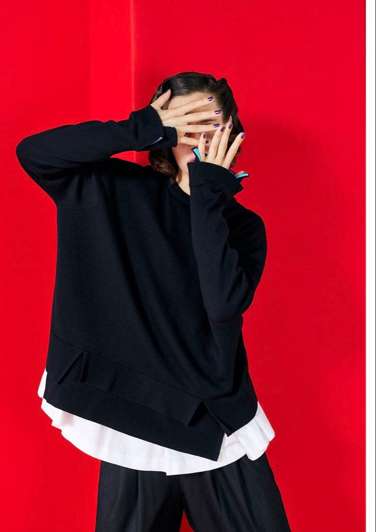 enfold ENFOLD スリットリブプルオーバー　38