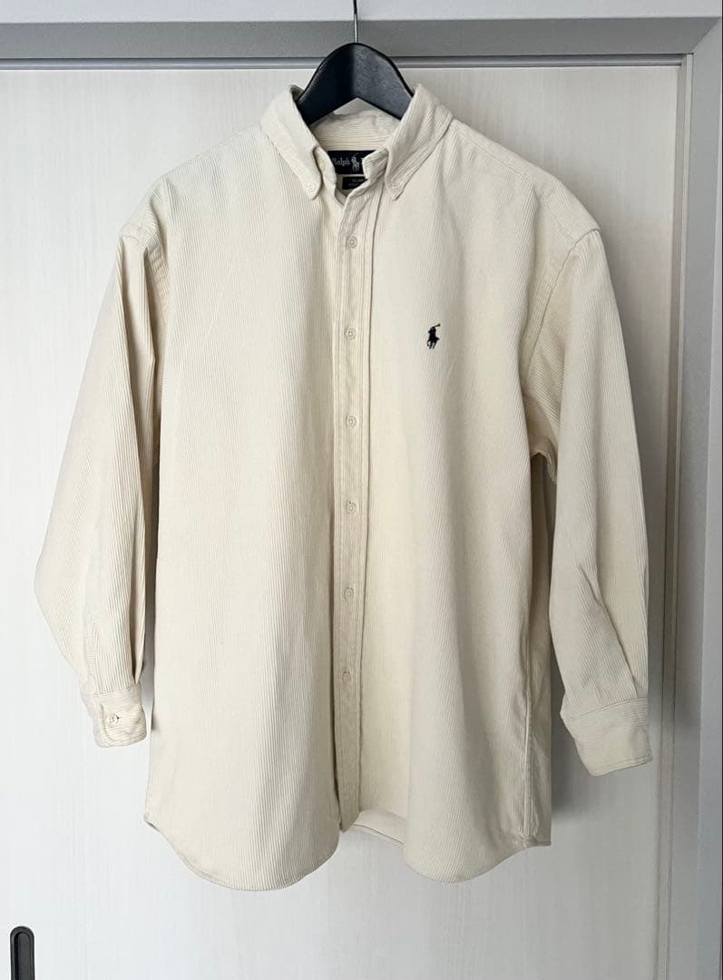 Ralph Lauren BRAKE アイボリー コーデュロイ 長袖シャツ