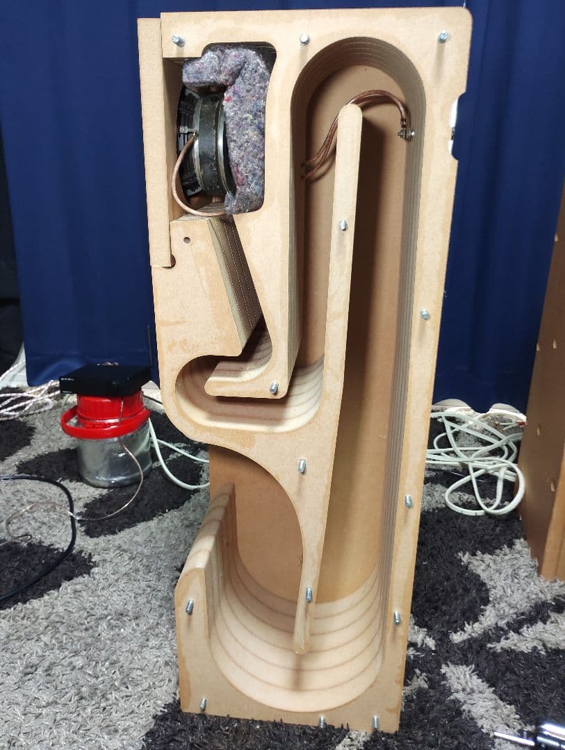 ハセヒロ　MM-151ST＋1改　バックロードホーンスピーカー＋FE108EΣ