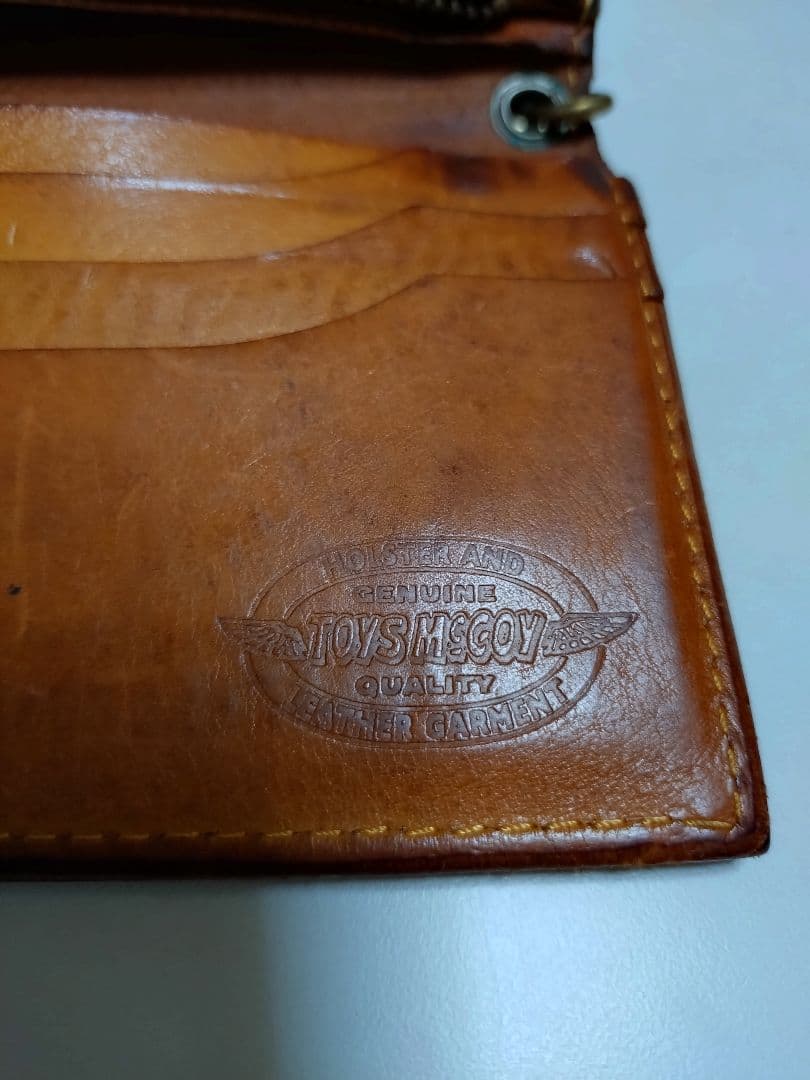 晴れる日　トイズマッコイ　レザー長財布 チェーンストラップ付き