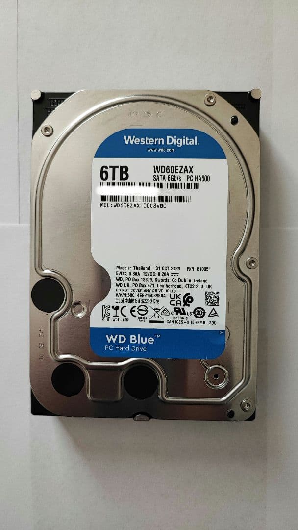 WD HDD 3.5インチ 6TB WD60EZAX
