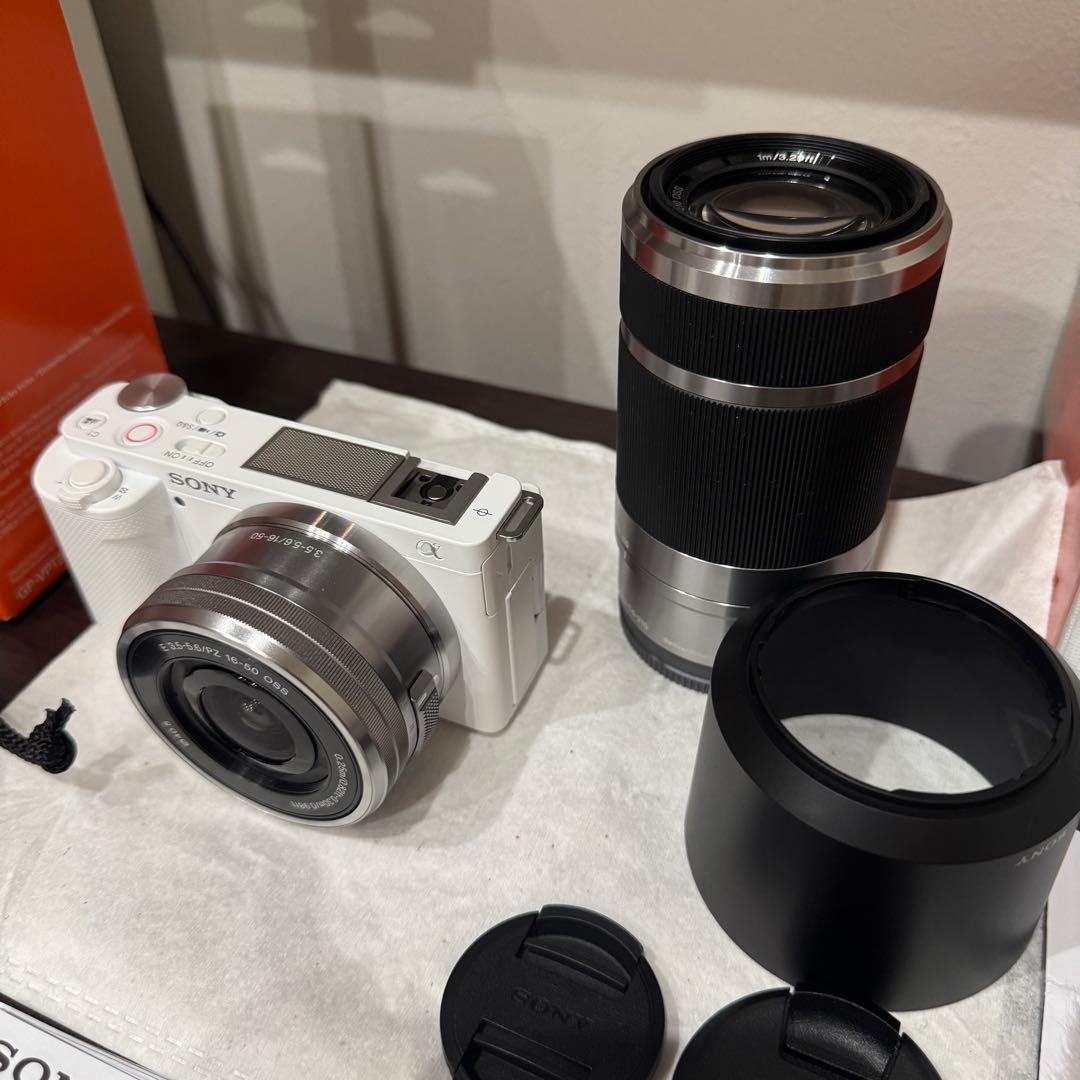 SONY ZV-E10 ホワイト ダブルズームレンズキット