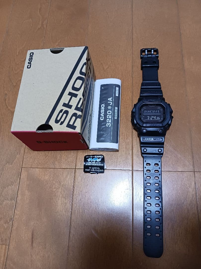 CASIO G-SHOCK GXW-56BB-1JF 3220JA ソーラー電波