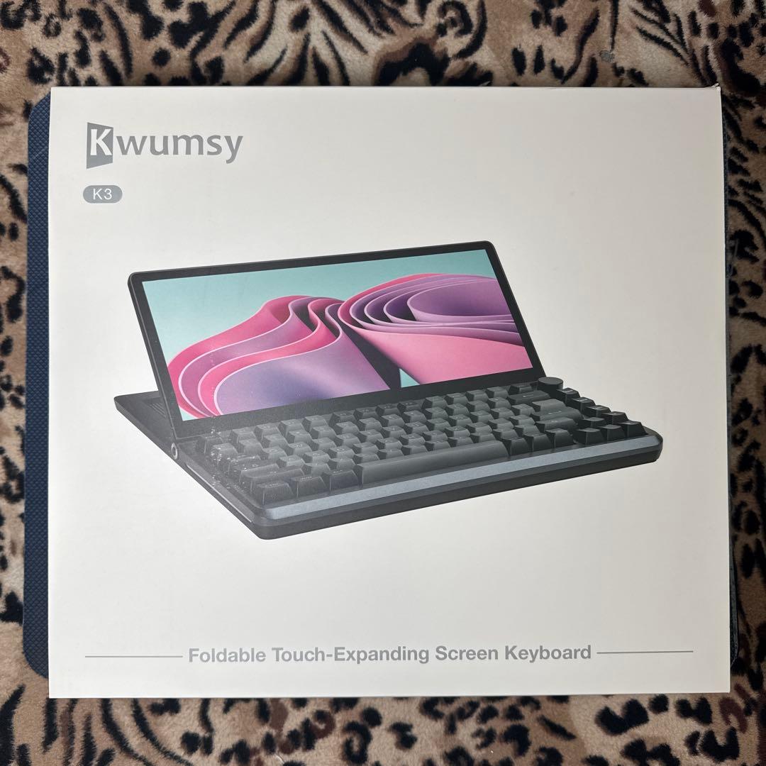 Kwumsy K3 折りたたみ式キーボード　モニター付き