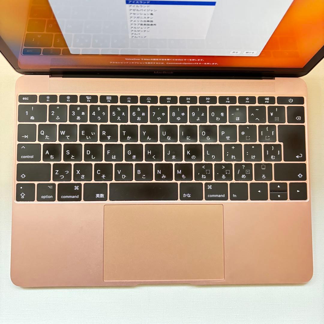 MacBook 12 ローズゴールド 日本語配列