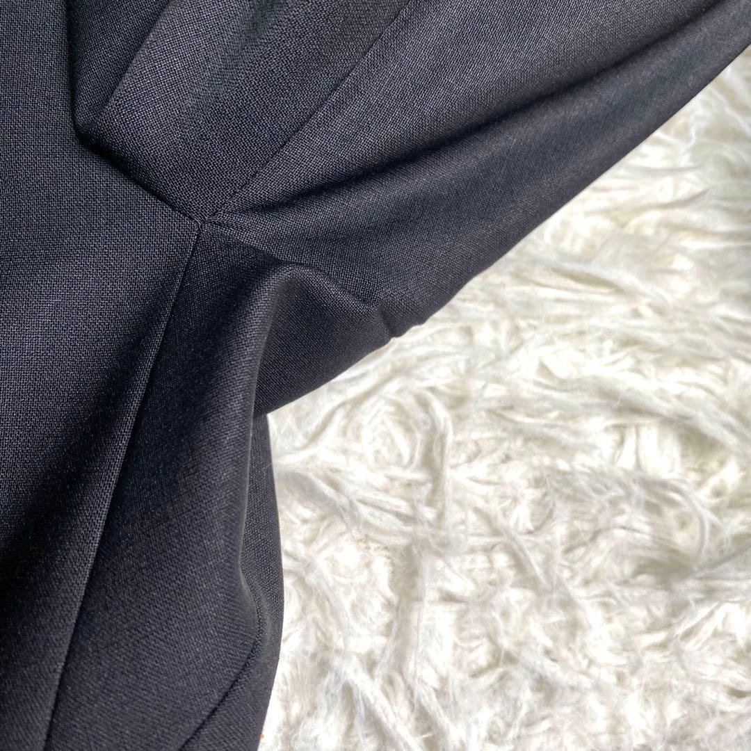 美品✨23区 スーツ セットアップ バハリエ生地 黒 ストレッチ M 1B 毛