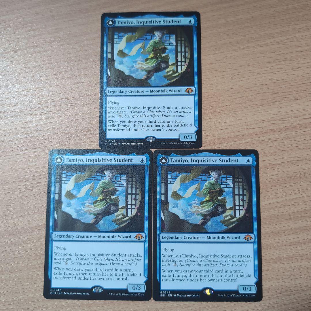 知りたがりの学徒、タミヨウ　３枚セット　英語版