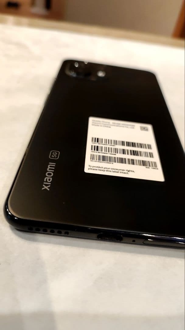 Mi 11 Lite 5G ブラック 6G/128GB SIMフリー　美品訳あり