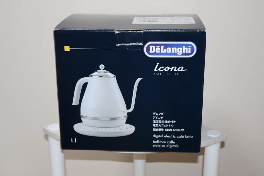 ⭐︎美品⭐︎ デロンギ 電気ケトル アイコナ KBOE1230J-W温度調整機能付き