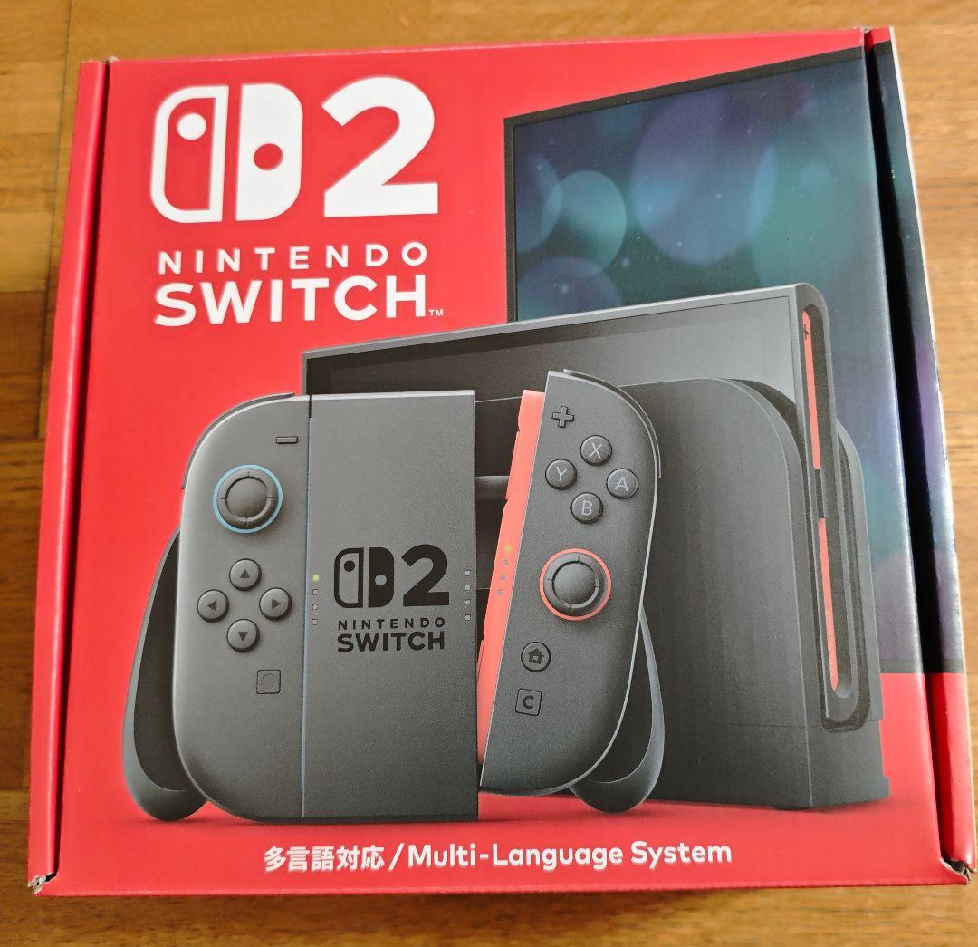 Nintendo Switch 2 本体 多言語版 任天堂納品書付き