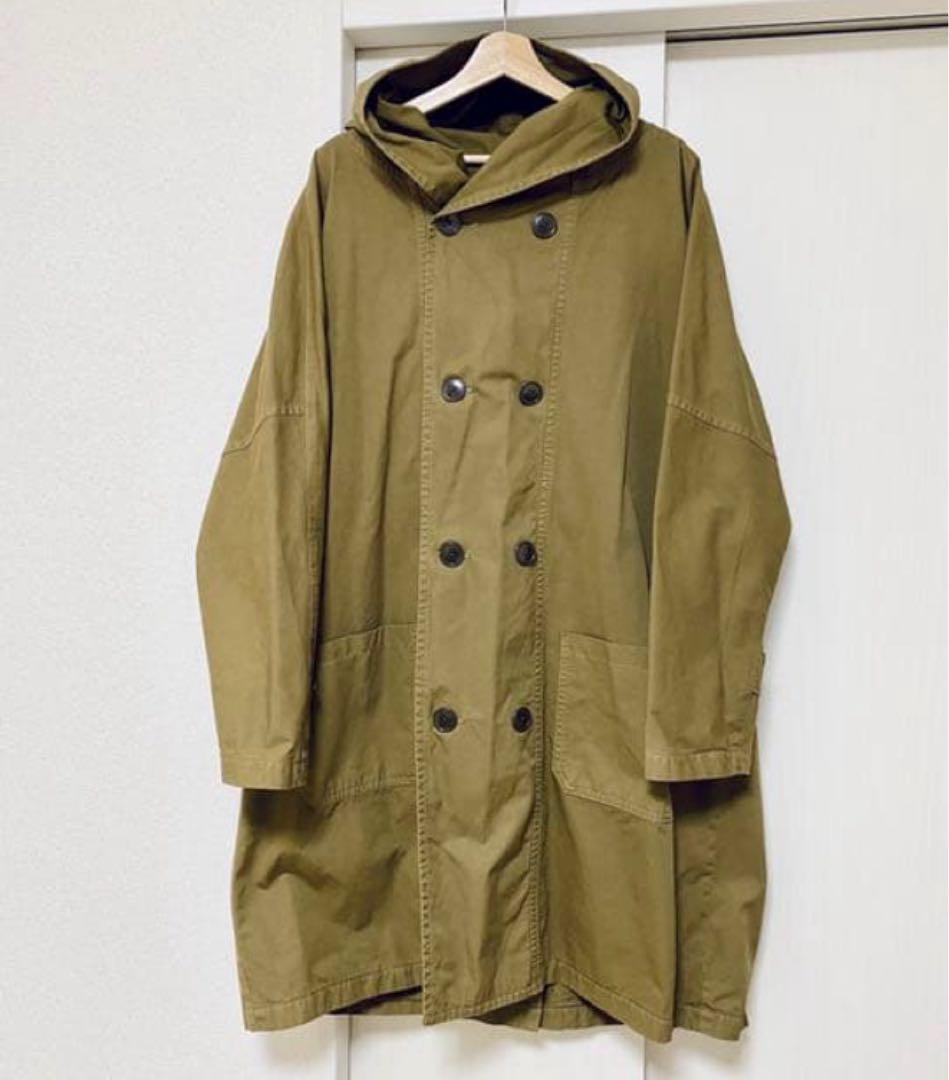 orSlow オアスロウ フーデッド ダブル ブレストコート メンズ M