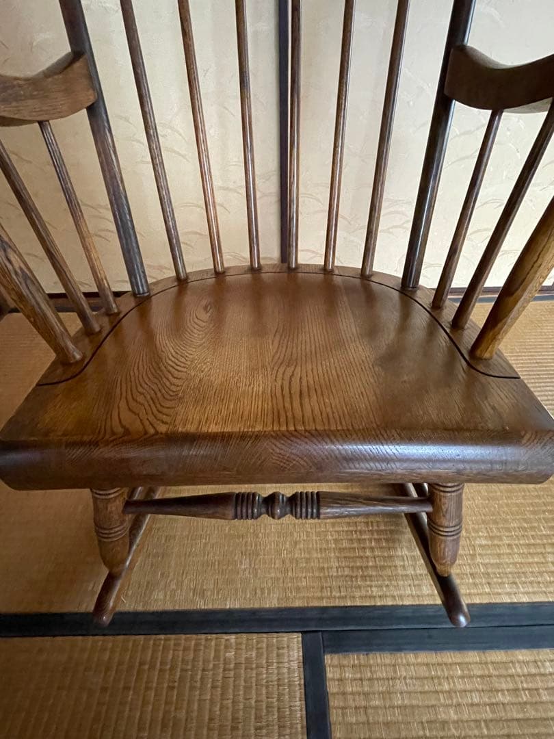 キツツキ　飛騨　美品　ロッキングチェア　アンティーク