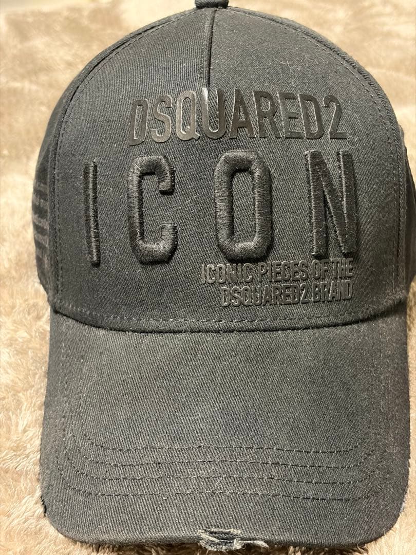DSQUARED2 ICON ブラックキャップ