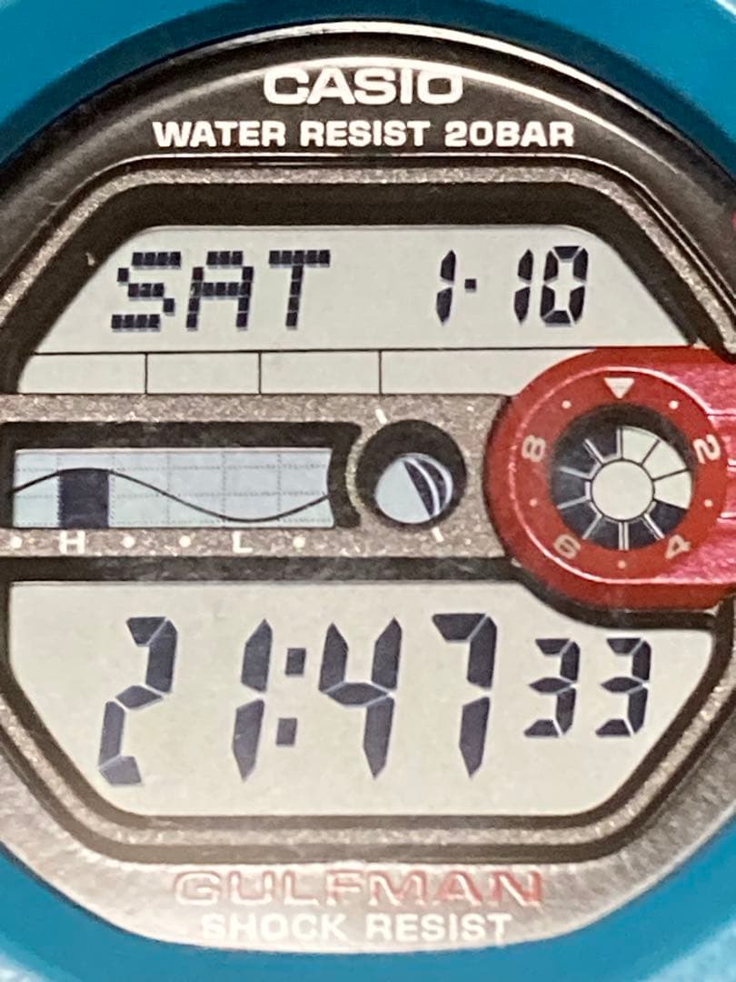 【希少色】G-SHOCK ジーショック　G-9100BL GULFMAN ブルー