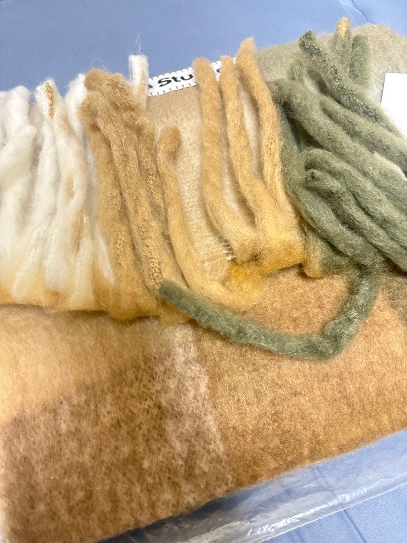 m*p様 Acne Studios モヘアチェックスカーフ　マフラー美品