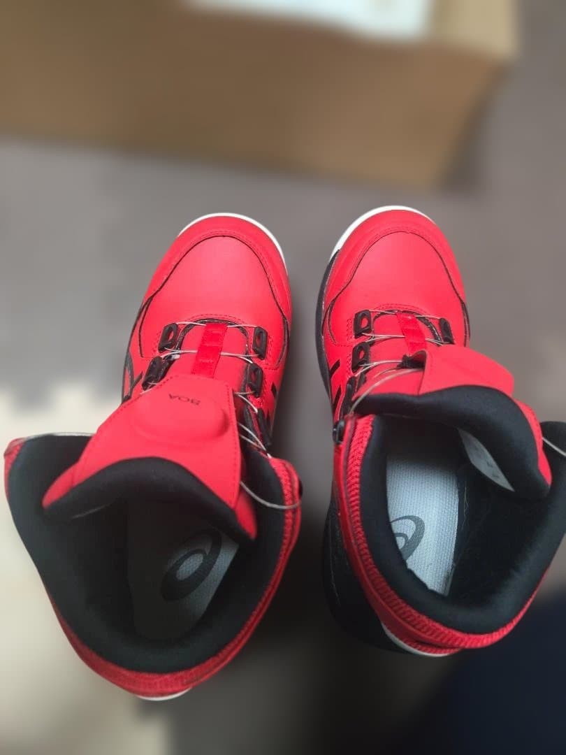 安全靴EGO 赤 ハイカットシューズ