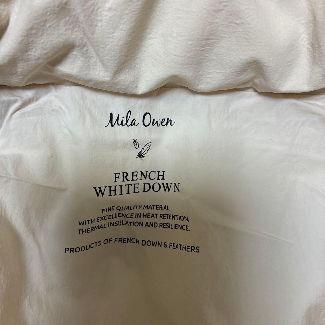 ミラオーウェン　フレンチダウン【白】